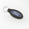 Ford Keyring - Black Leather