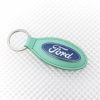 Ford Keyring - Green Leather
