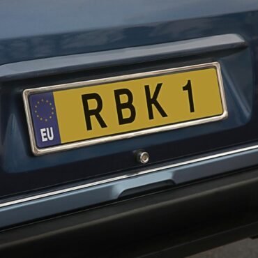 Richbrook Stainless Steel Number Plate Surround
