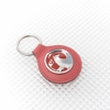 Vauxhall Keyring - Red Leather