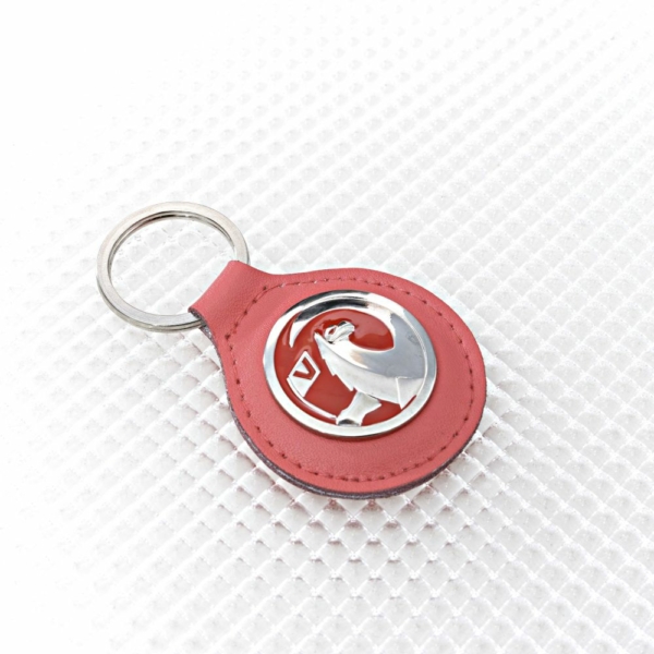 Richbrook Vauxhall Official Licensed Black Leather Vauxhall Logo Car Keyring+Fre 