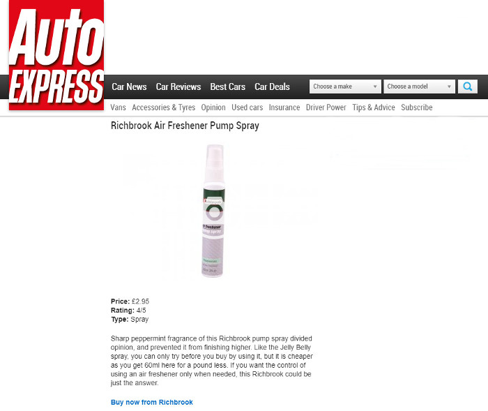 Auto-Express-Air-Freshener-Pump-Spray