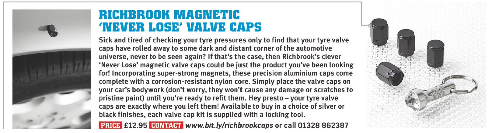 Mag Never Lose Valve Caps Performance Vauxhall