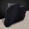 Black Indoor Motorcycle Cover Front - Motorbike Covers