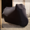 Black Indoor Motorcycle Covers Shed - Motorbike Covers
