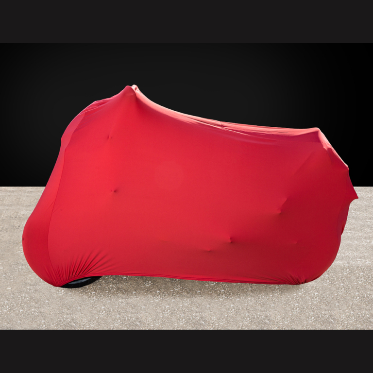 Red Motorbike Cover Side