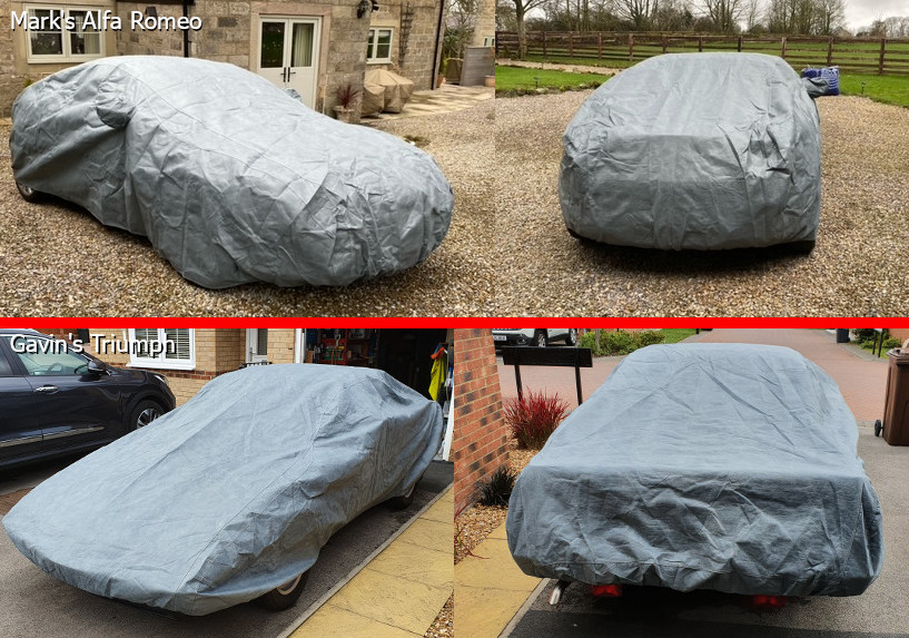 Richbrook StormGuard Tailored 4 Layer Outdoor Car Cover Compatible with Mercedes R107 SL All 